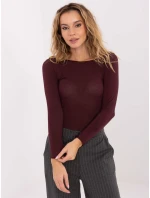 Bluzka IT BZ model 21757360 bordowy - FPrice Bluzka IT BZ model 21757360 bordowy - FPrice