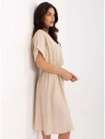MI SK šaty A63751.67 béžové MI SK šaty A63751.67 béžové