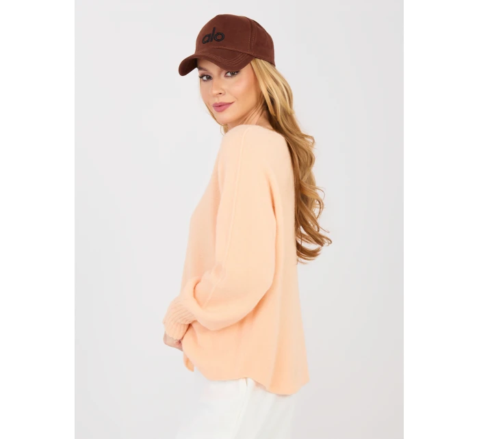 Jumper MI SW 2201.16P světle oranžový Jumper MI SW 2201.16P světle oranžový