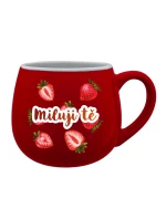 Personalizovaný keramický hrníček s ovocem a textem 