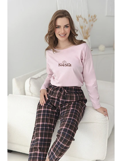 3619 DÁMSKÉ DLOUHÉ PYŽAMO KAYLA S–XL 3619 DÁMSKÉ DLOUHÉ PYŽAMO KAYLA S–XL