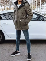FashionStreet khaki pánská zimní bunda TX4279