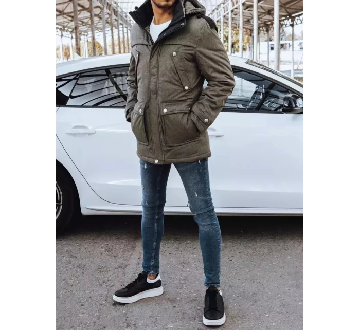 FashionStreet khaki pánská zimní bunda TX4279