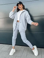 Dámská tepláková souprava AMILIA PREMIUM šedá FashionStreet AY0778