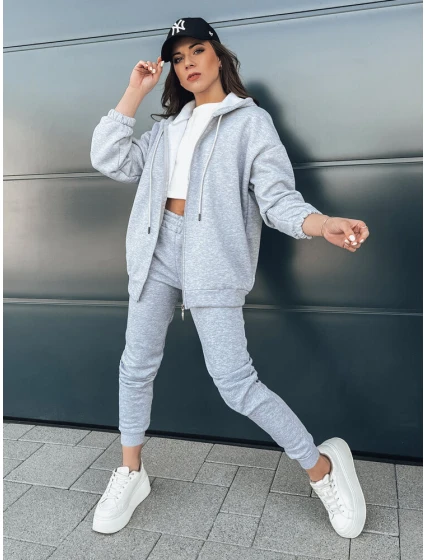 Dámská tepláková souprava AMILIA PREMIUM šedá FashionStreet AY0778