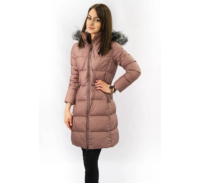 DAMSKA ZIMOWA PIKOWANA KURTKA RÓŻ model 22082634 - Libland DAMSKA ZIMOWA PIKOWANA KURTKA RÓŻ model 22082634 - Libland