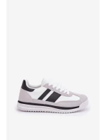 Dámské Sportovní Boty Tenisky Bílé model 21683225 - Boto Dámské Sportovní Boty Tenisky Bílé model 21683225 - Boto