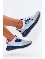 Dámské Sportovní Boty Na Platformě Big Star model 21694363 HIPOLY SYSTEM Modré - Big Star Shoes Dámské Sportovní Boty Na Platformě Big Star model 21694363 HIPOLY SYSTEM Modré - Big Star Shoes