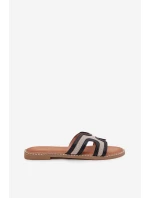 Dámské Pantofle Na Plochém Podpatku Černé model 21703847 - Boto Dámské Pantofle Na Plochém Podpatku Černé model 21703847 - Boto