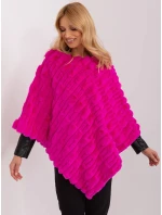 Poncho AT  fuksjowy model 19367621 - FPrice