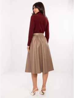 Spódnica DHJ SD model 21469888 ciemny bezowy - FPrice