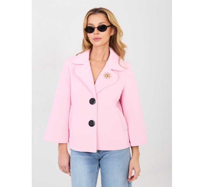 IT KR bunda FL8159 1.29 světle růžová