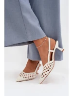 Sandály na podpatku  model 225223 Step in style