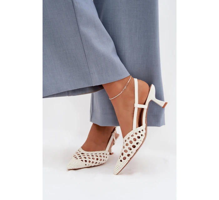 Sandály na podpatku  model 225223 Step in style