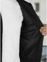 Pánská přechodná bunda s kapucí černá FashionStreet TX5016 Pánská přechodná bunda s kapucí černá FashionStreet TX5016