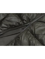 Dámská bunda v army barvě pro přechodné období (YP-22081-6)