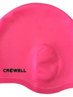 Plavecká čepice Crowell Ear Bora pink col.5