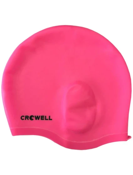 Plavecká čepice Crowell Ear Bora pink col.5