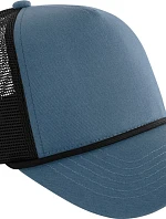 Beechfield B 633 5 panelová Trucker kšiltovka "Rope" 53.0633 slate blue/black