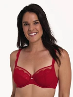 Selma podprsenka s kosticí 5634 red - RosaFaia