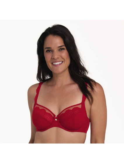 Selma podprsenka s kosticí 5634 red - RosaFaia