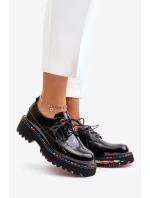 Lakované Dámské Polobotky Na Černé Artiker model 21672041 - Boto