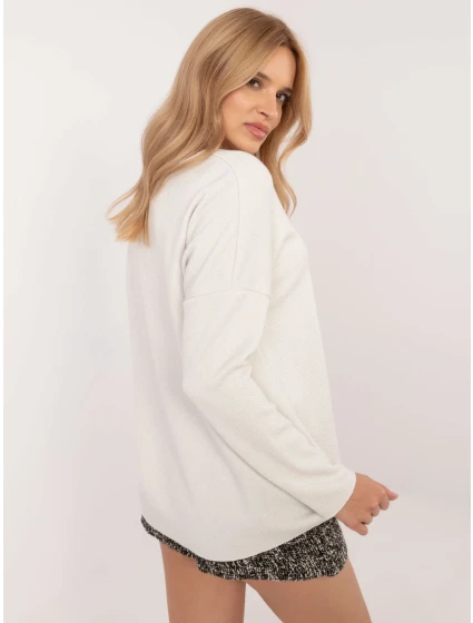 Bluzka DHJ BZ model 20609057 ecru - FPrice Bluzka DHJ BZ model 20609057 ecru - FPrice