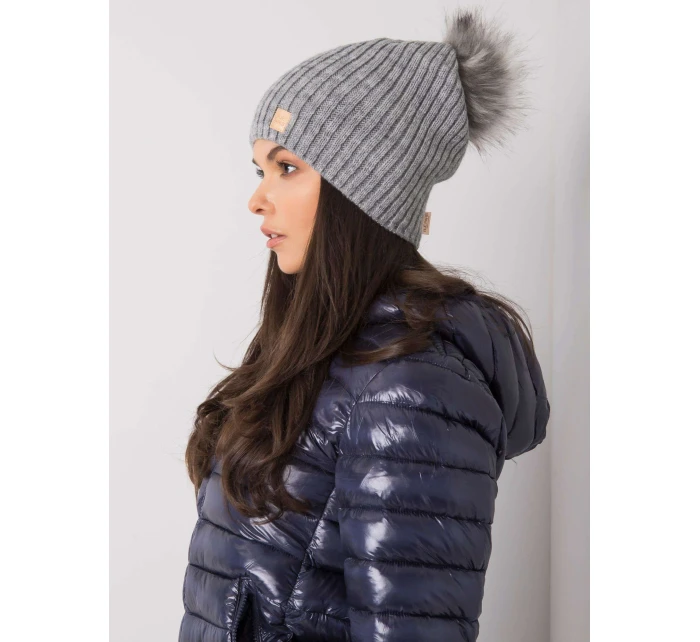 Dámská čepice 30 šedá