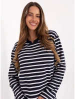 Bluzka RV BZ model 21717632 granatowy - FPrice Bluzka RV BZ model 21717632 granatowy - FPrice