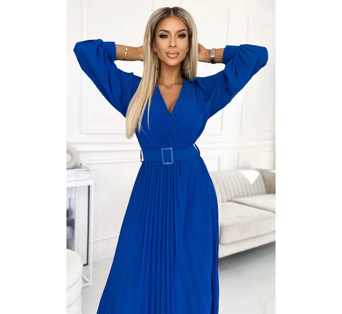 Dámské šaty 414-5 KLARA  Královská modř - NUMOCO