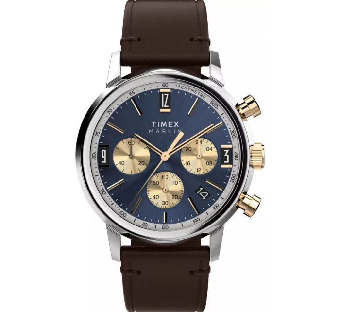 Pánské hodinky TIMEX Marlin® Chronograph Tachymeter TW2W60400 + BOX Pánské hodinky TIMEX Marlin® Chronograph Tachymeter TW2W60400 + BOX