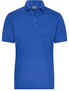 JN Pánské pracovní elastické bio polo Solid 02. royal model 22531998 - Daiber