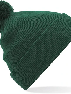 Beechfield B 426 Originální čepice s bambulí 53.0426 bottle green
