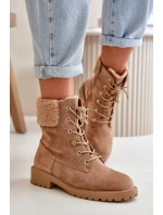 Dámské pracovní boty na zip hnědé model 21667411 - Boto Dámské pracovní boty na zip hnědé model 21667411 - Boto