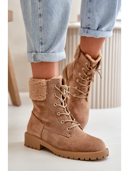 Dámské pracovní boty na zip hnědé model 21667411 - Boto Dámské pracovní boty na zip hnědé model 21667411 - Boto