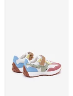 Dětské sneakersy na suchý zip multikolor Tezzu Dětské sneakersy na suchý zip multikolor Tezzu