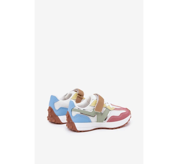 Dětské sneakersy na suchý zip multikolor Tezzu Dětské sneakersy na suchý zip multikolor Tezzu