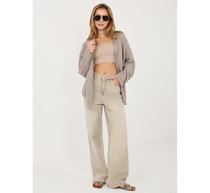 Koszula MI KS model 22102653 ciemny bezowy - FPrice