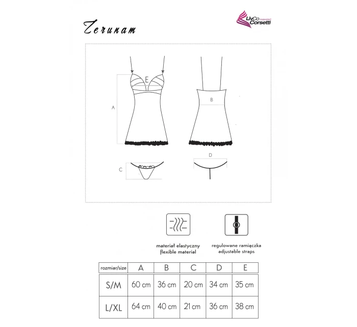 Jemná košilka Zerunam - LivCo Corsetti Jemná košilka Zerunam - LivCo Corsetti