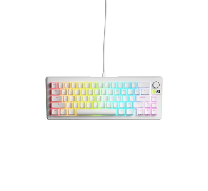Glorious PC Gaming Race GMMK 3 Předpřipravená USB QWERTY klávesnice US English White