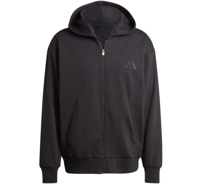 Pánská mikina adidas All Szn Fleece Full-Zip Hoodie černá IX1249 pánská