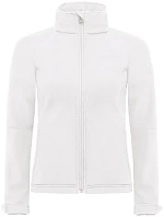 B&C Hooded Softshell /women Dámská 3-vrstvá softshellová bunda s kapucí 01.0937 white