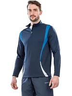 S Tréninkový top s zip s dlouhým rukávem 29. model 22426424 - Spiro