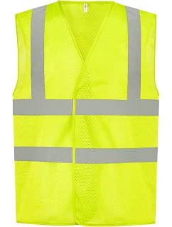 Yoko HVW 120 Hi-Vis síťovaná bezpečnostní vesta 79.W120 hi vis yellow