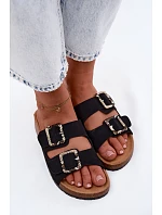 Dámské Pantolety Černé S Remínky Lee Cooper LCW-26-35-4450L