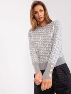 Sweter AT SW model 18990797 szary - FPrice