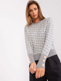 Sweter AT SW model 18990797 szary - FPrice