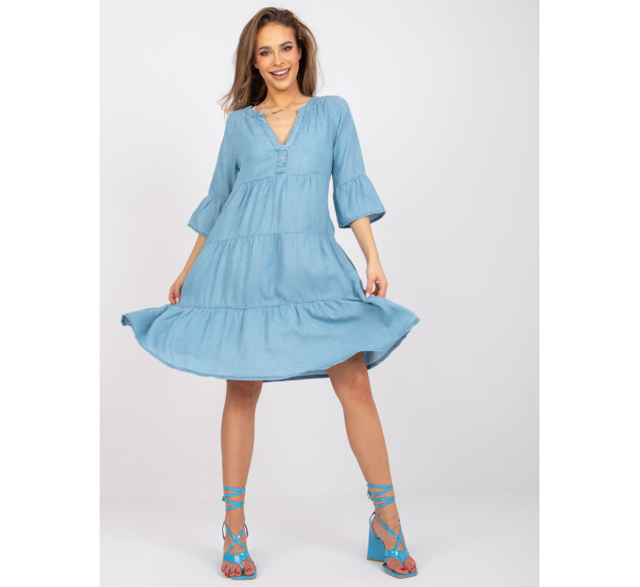 Dámské šaty-D74501M30214M250-světle modré