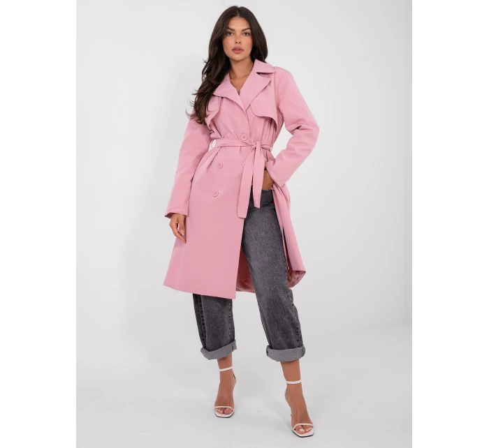 Kabát IT EN FL8808.32 světle růžový
