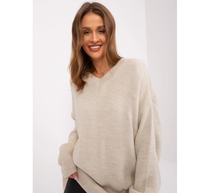 Svetr LC SW 0341.12P béžová Svetr LC SW 0341.12P béžová